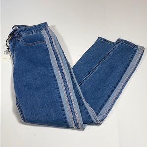 Dex SZ 26 Super Skinny Blue Denim Ankle Jeans Mid Rise New D23